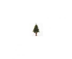 Homcom Albero di Natale Artificiale 120cm con 80 Luci Led, Verde