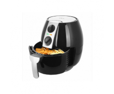 Emerio AF-116073 friggitrice Friggitrice ad aria calda 4,5 L Singolo Nero, Argento Indipendente 1500 W