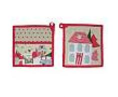 La maison de Rose Patch Presina Quadrata 20x20 Cm - 2 Assortimenti