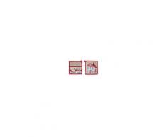 La maison de Rose Patch Presina Quadrata 20x20 Cm - 2 Assortimenti