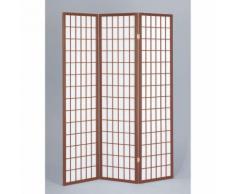 Separè Divisorio In Legno Massello 130,5x178cm Fumer Asia Noce