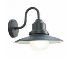 Lampada Applique In Basso Colore Grigio Per Esterno Linea Fisher Sovil