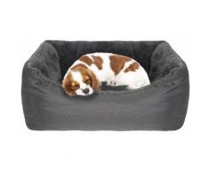 Cuccia Per Cani E Gatti Doubleface 120x90x30 Cm In Poliestere Fazzi Love Grigio Scuro