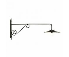 Lampada Applique Grande Colore Grigio Per Esterno Linea Piatto Antico Sovil