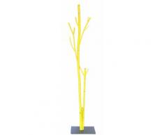 Appendiabiti Da Terra 33x33x180 Cm In Ferro Battuto Vasconi Bamboo Giallo