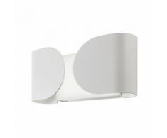 Applique Da Esterno A Led 12w Aperta Sovil Gaia Bianco