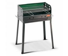 Barbecue A Carbone Carbonella Con Griglia Regolabile 56x35cm Ferraboli Idro