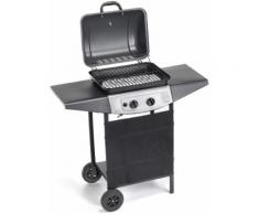 Barbecue A Gas Gpl Con Pietra Lavica 1 Fuoco Ompagrill 4936 Double