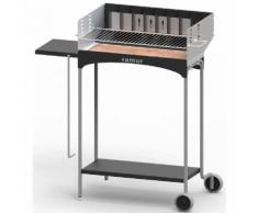Barbecue A Legna E Carbonella Griglia Cromata Famur Bk 4