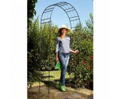 Arco Da Giardino In Acciaio 36x110xh225cm Rama Bow Nero