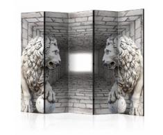 Paravento 5 Pannelli - Stone Lions Ii 225x172cm Erroi