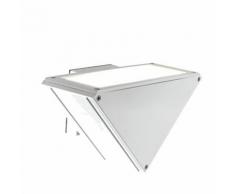 Lampada Applique Verticale Colore Bianco Per Esterno Linea Three Livos