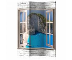 Paravento 3 Pannelli - Azure Paradise 135x172cm Erroi