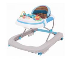 Girello Per Bambini 3 Altezze Zibos Disco Aria Azzurro