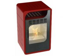 Stufa A Bioetanolo Da Interno 3kw Vannini Fiammetta Junior Ventilata Bordeaux