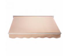 Tenda Da Sole Avvolgibile A Parete A Caduta Impermeabile Beige 180x70 Cm Miozzi