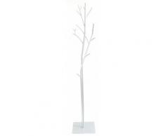 Appendiabiti Da Terra 33x33x180 Cm In Ferro Battuto Vasconi Platano Bianco