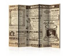 Paravento 5 Pannelli - Vintage Magazines Ii 225x172cm Erroi