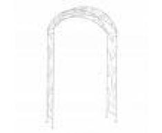 Milani Home arco da giardino per rampicanti stile provenzale in ferro verniciato