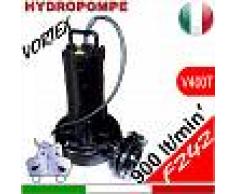 HYDROPOMPE F242 - Pompa sommersa trifase con girante vortex per fognature e acque sporche