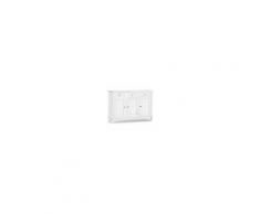 Milani Home CHRISTOPHER - credenza in legno massello 150 x 43 x 98