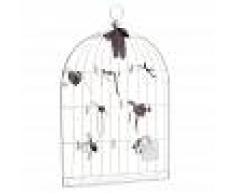 Maisons du Monde Bacheca bianca in metallo 51 x 80 cm OISEAU