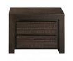 Maisons du Monde Comodino in massello di mango con 2 cassetti Java