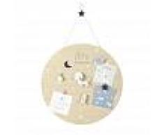 Maisons du Monde Bacheca rotonda da appendere, 40 cm
