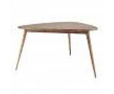 Maisons du Monde Tavolo da pranzo vintage in sheesham massiccio 6 persone 136 cm Andersen