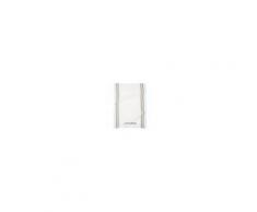 Maisons du Monde Strofinaccio in cotone beige con motivi a righe blu, 50x70 cm