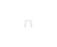 Maisons du Monde Tavolo nuvola bianco per bambini, 65 cm Dreams