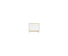 Maisons du Monde Cassettone vintage 4 cassetti bianco Fjord