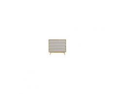 Maisons du Monde Cassettone vintage 4 cassetti grigio Fjord
