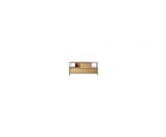 Maisons du Monde Credenza a 2 ante e 1 cassetto in metallo nero e legno massello di mango Wayampi
