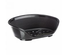 Ferplast Siesta Deluxe Cesta sofà per cani nera L49xP36xH17,5cm
