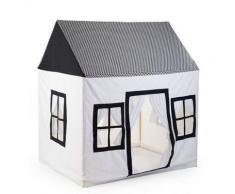 Tenda Gioco in cotone Big House Black&White - Childhome