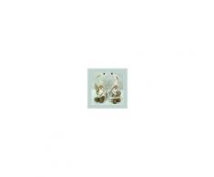 OLD & NEW S.R.L. Babbo Natale Seduto Glitter Grande