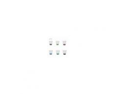 Galileo Tavola Set 12 bicchieri acqua 260ml, multicolore