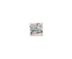 Paco Home Moquette da salotto con motivo Diamante Design 3-D Pattern colorato