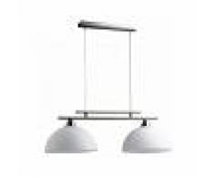 Silamp Lampadario Sospensione Design da soffitto Salone Cucina 2 Vetri 58_85201_2