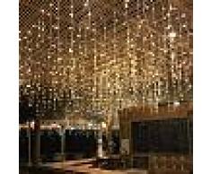 Silamp Ghirlanda a tenda 16 pendenti 320 led IP44 luce Calda 3 metri GHI-320LED-YE