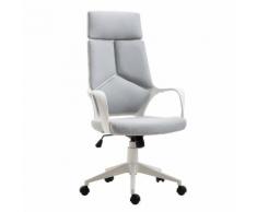 Sedia Poltrona Da Ufficio Ergonomica Presidenziale In Tessuto Regolabile Grigia Benzoni