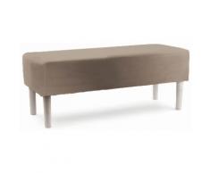 Panca In Velluto 100x40x40 Cm Soriani Tortora