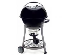 Barbecue A Carbone In Smalto Porcellanato Sochef Grande Pupo Nero