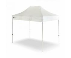 Gazebo Da Giardino A Piramide Pieghevole 3x4.5m Telo In Pvc U30+ Taddei Matik Bianco
