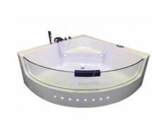 Vasca Da Bagno Idromassaggio Angolare 140x140 Cm Carnelli White Shark