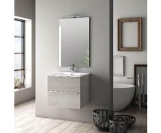 Mobile Da Bagno Sospeso Con Lavabo Specchio E Lampada A Led Tft Luna Yuta