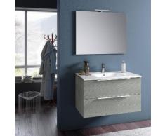 Mobile Da Bagno Sospeso Con Lavabo Specchio E Lampada A Led Tft Luna Yuta