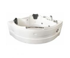 Vasca Da Bagno Idromassaggio Angolare 150x150 Cm Carnelli Ginevra Bianca
