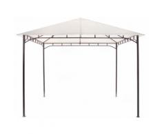 Gazebo Da Giardino 3x2 M In Ferro My Garden Rodi Ecrù